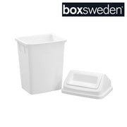 10L white swing bin lid detail – thumbnail