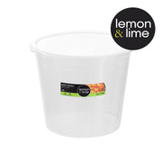 10L round clear food storage bucket – thumbnail