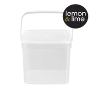 7L clear food container with handle – thumbnail