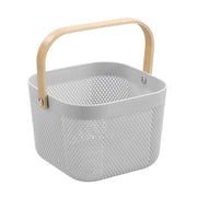 Mesh Plastic Basket Wood Handle 8.5L 24.5X24.5X18Cm image 13 – thumbnail