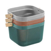 Mesh Plastic Basket Wood Handle 8.5L 24.5X24.5X18Cm image 14 – thumbnail