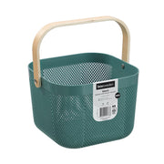 Mesh Plastic Basket Wood Handle 8.5L 24.5X24.5X18Cm image 7 – thumbnail