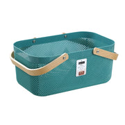 Mesh Plastic Basket Wood Handle 15L 40X24.5X18Cm image 3 – thumbnail