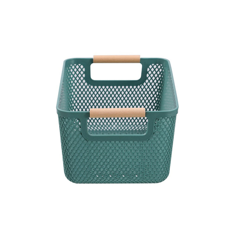 Mesh Plastic Basket Wood Handle 7.5L 31X20X14Cm image 11