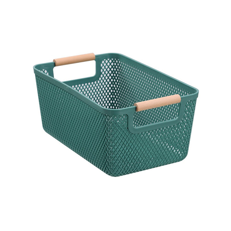 Mesh Plastic Basket Wood Handle 7.5L 31X20X14Cm image 12
