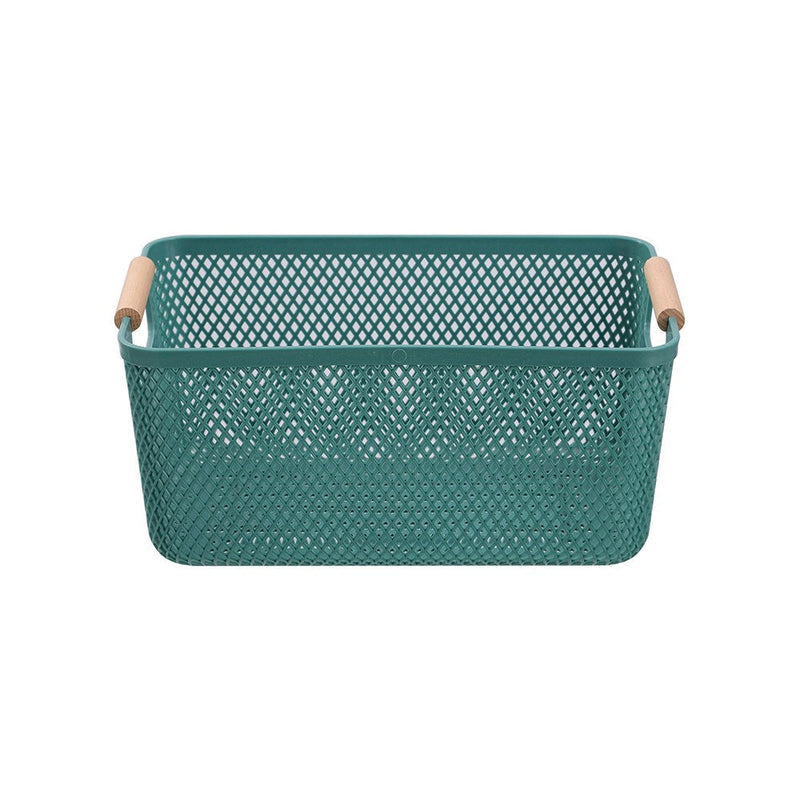 Mesh Plastic Basket Wood Handle 7.5L 31X20X14Cm image 13
