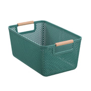 Mesh Plastic Basket Wood Handle 10L 35X22X16Cm 3 Asstd image 12 – thumbnail