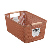 Mesh Plastic Basket Wood Handle 10L 35X22X16Cm 3 Asstd image 6 – thumbnail