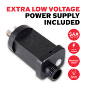 Ronis 480 LED Snowing Icicle Lights 11.8m Cool White