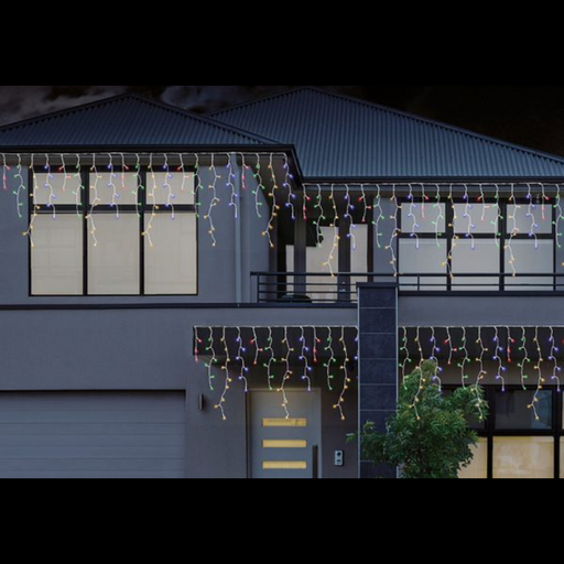 Ronis 480 LED Snowing Icicle Lights 8m Multicolour
