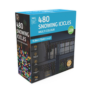 Ronis 480 LED Snowing Icicle Lights 8m Multicolour