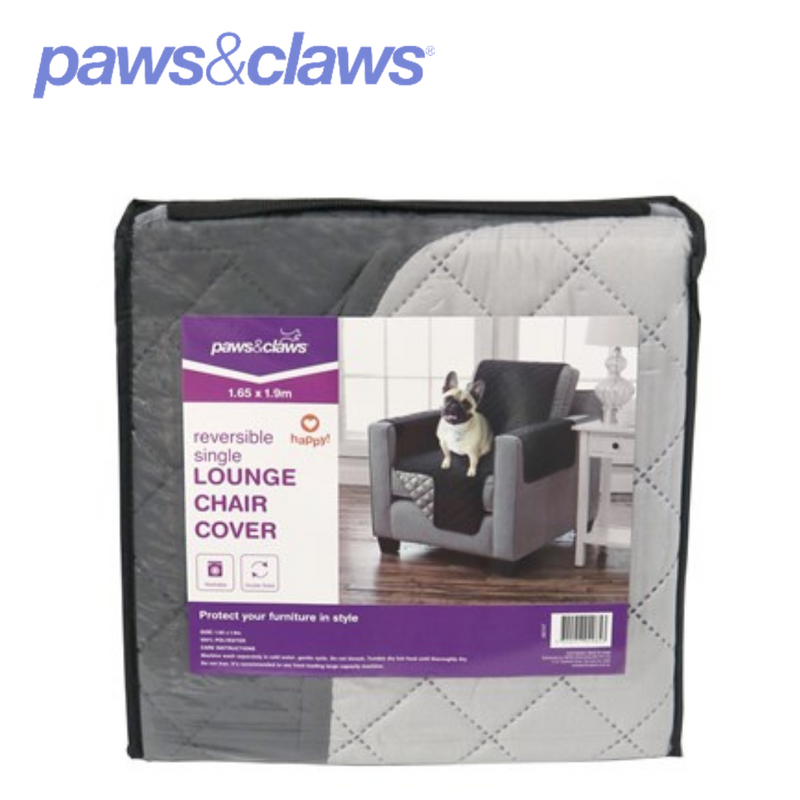 Reversible Single Lounge Chair Cover 2 Asstd