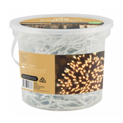 Ronis 500 LED Icicle Lights Tub Vintage Gold