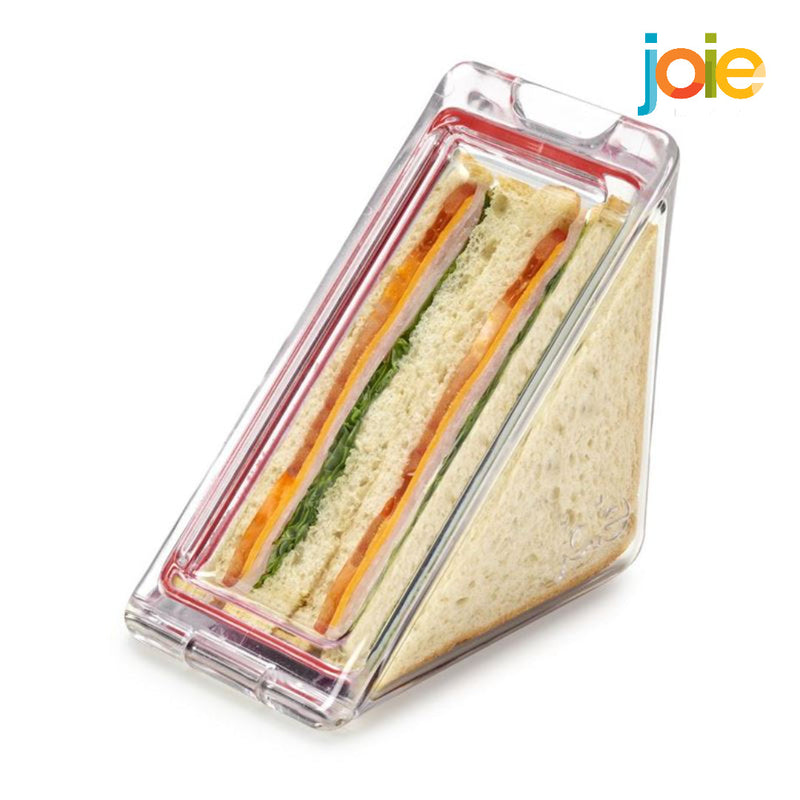 Clear triangle shaped sandwich container