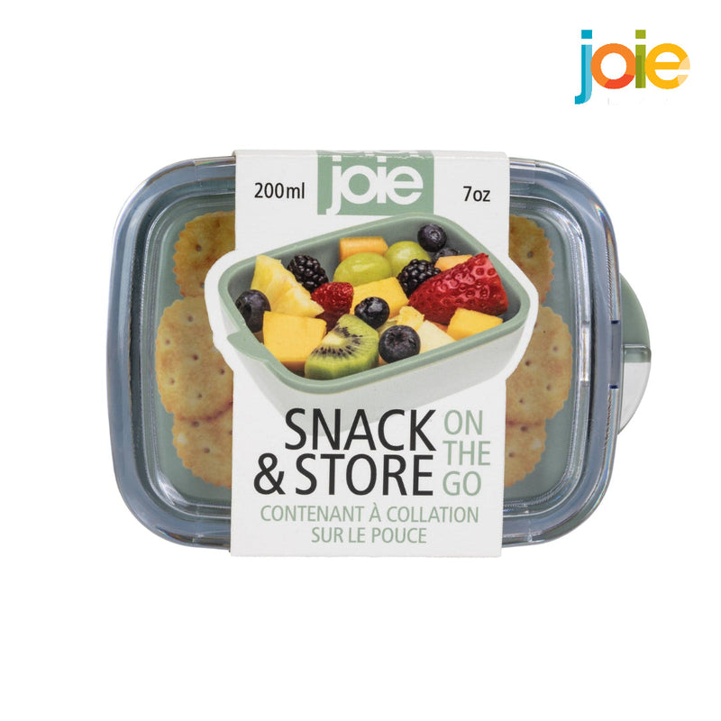 Small rectangular snack container for on the go