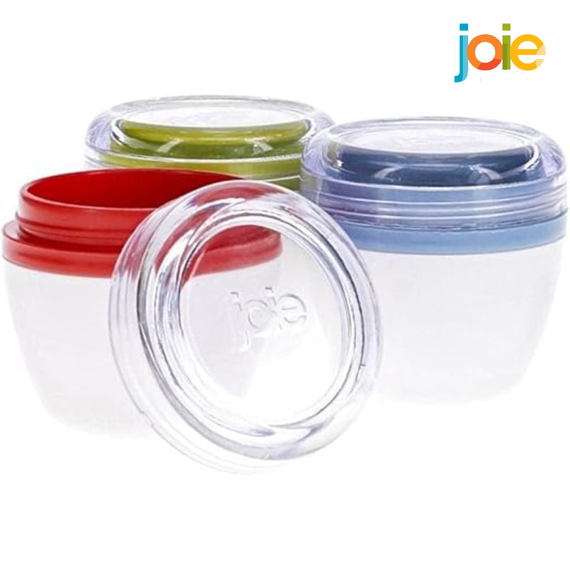 Set of 3 small condiment containers for lunch detail view 2