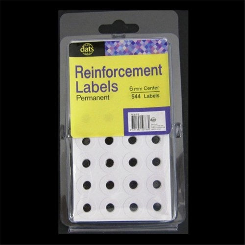 Hole reinforcement labels