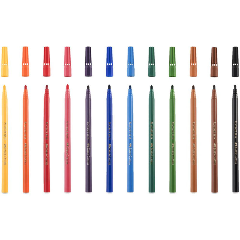 Faber Castel Broad Tip Playsafe Colour Markers Assorted Pack of 12  image 4