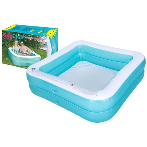 Mosaic Square 2-Rings Pool 145x145x45cm