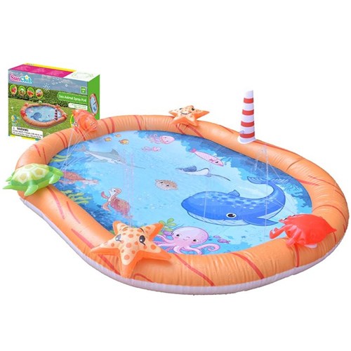 Sea Animal Spray Pad 152x115x25cm