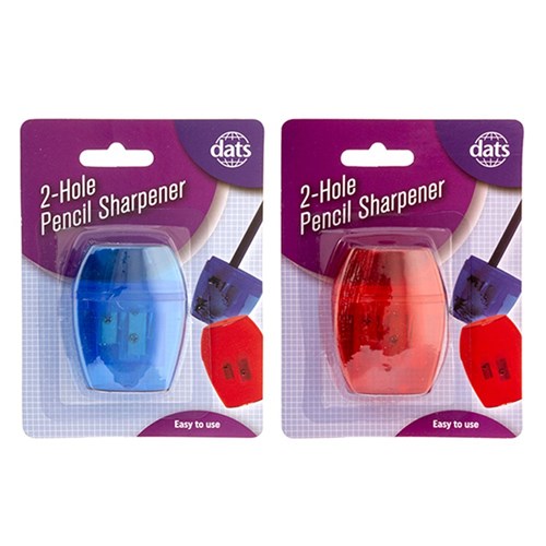 Cylinder pencil sharpener 2 hole
