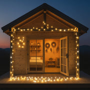 520 LED Connectable Fairy Light Chain Clear Cable - Warm White+White image 4