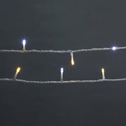 520 LED Connectable Fairy Light Chain Clear Cable - Warm White+White image 6