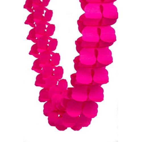 Magenta honeycomb party garland 4m Five Star