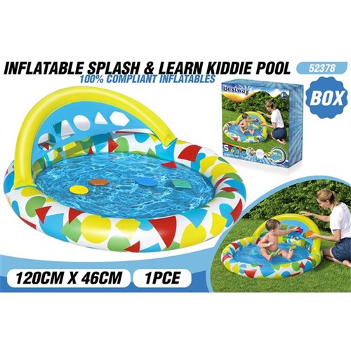 Splash and Learn Kids Pool 120x117x46cm