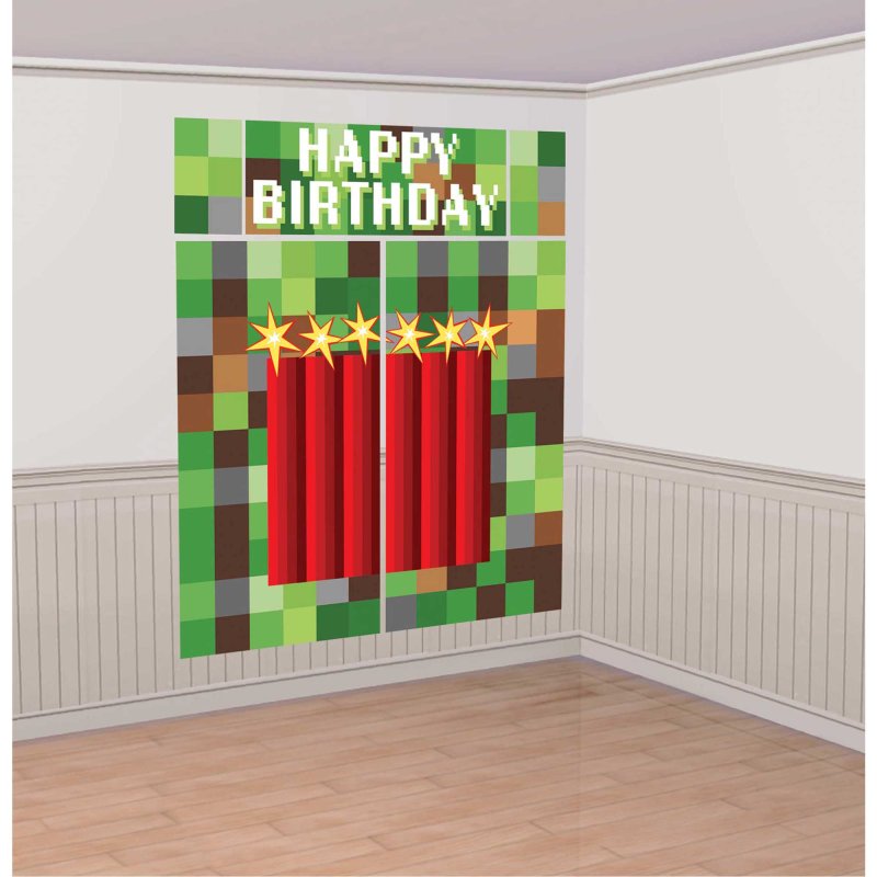 TNT Party! Scene Setter HBD Wall Decorating Kit Plastic