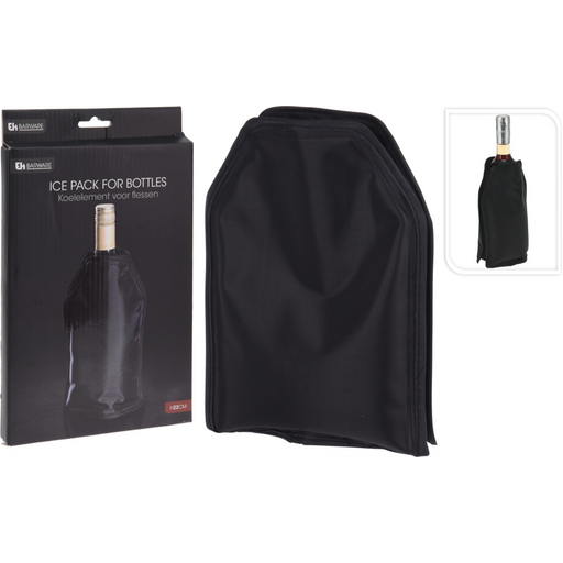 black cooling element for compatible bottles