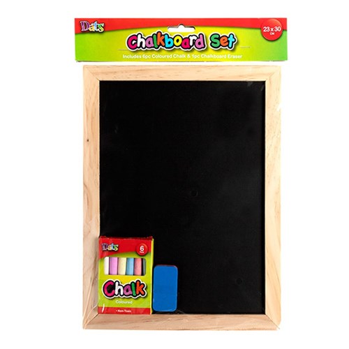Small wooden framed chalkboard