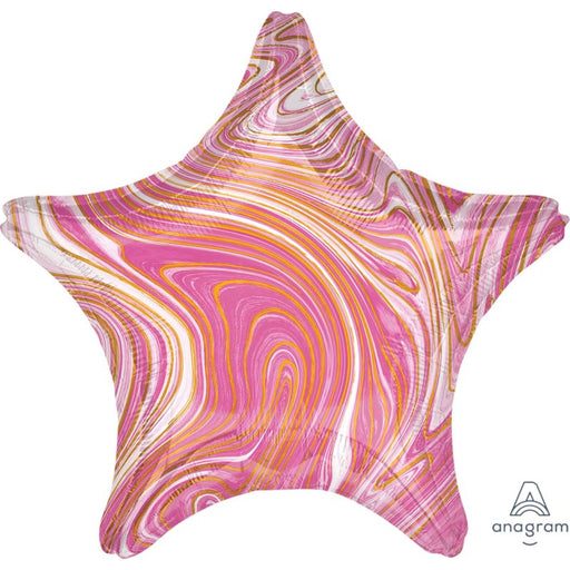 STD XL Marblez Pink Star S18 45cm