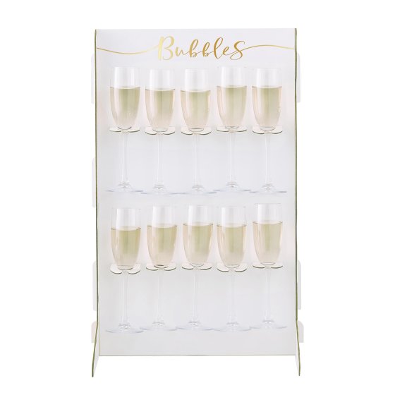 Gold Wedding Prosecco Wall Ginger Ray