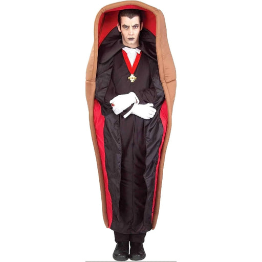 Dracula in the box themed adult costume