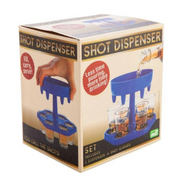 Ronis 6 Shot Dispenser Including 6 Shot Cups 13x13cm