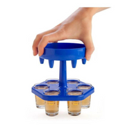 Ronis 6 Shot Dispenser Including 6 Shot Cups 13x13cm
