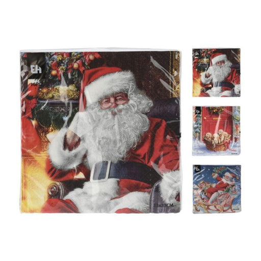 Ronis Napkins 16Pcs 3 assorted designs 33X33cm
