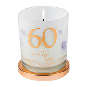 Ronis 60th Candle Vanilla 45hr Burn Time 9x8cm – thumbnail