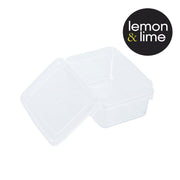 Stack of three 300ml food containers – thumbnail