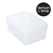 3.5L plastic food storer with green seal – thumbnail