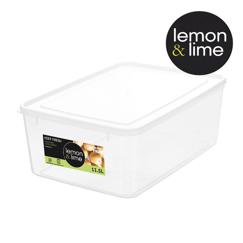 11.5L bulk food storer with green seal