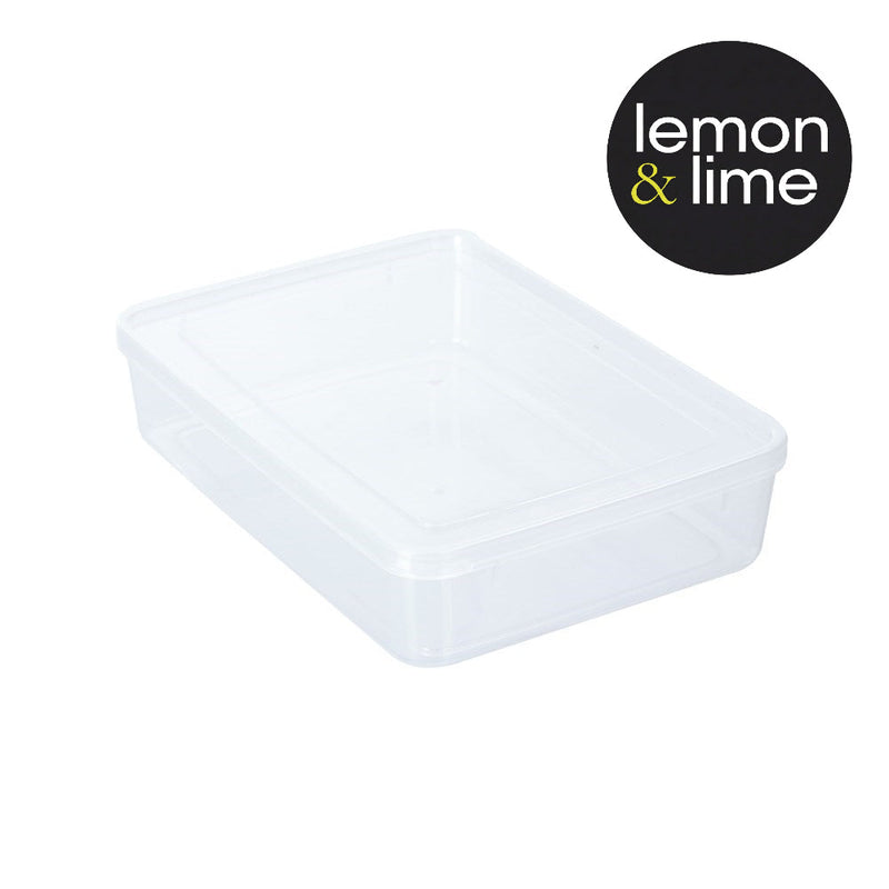 2.8L shallow food container front view