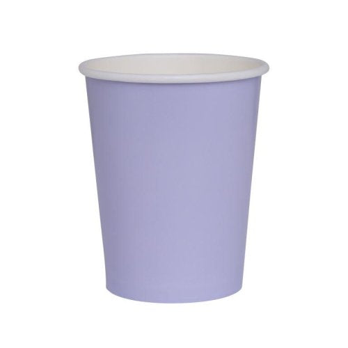 Pastel lilac paper cups 260ml 20 pack Five Star