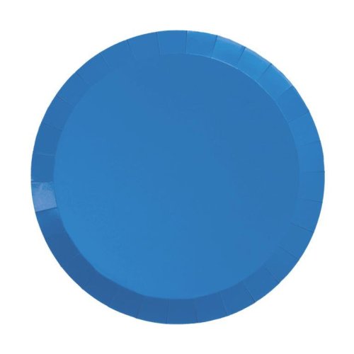 Sky blue 9 inch paper dinner plates 20 pack