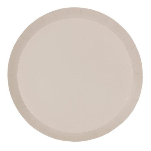 White sand 9 inch paper dinner plates 20 pack Five Star