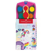 Faber Castel Connector Paintbox Unicorn theme with brush