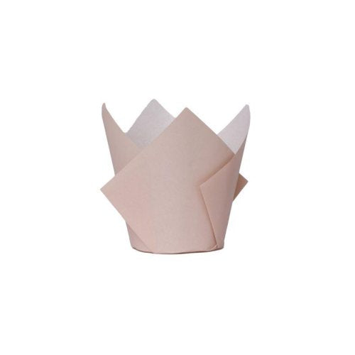 White sand tulip cupcake cases 20 pack Five Star