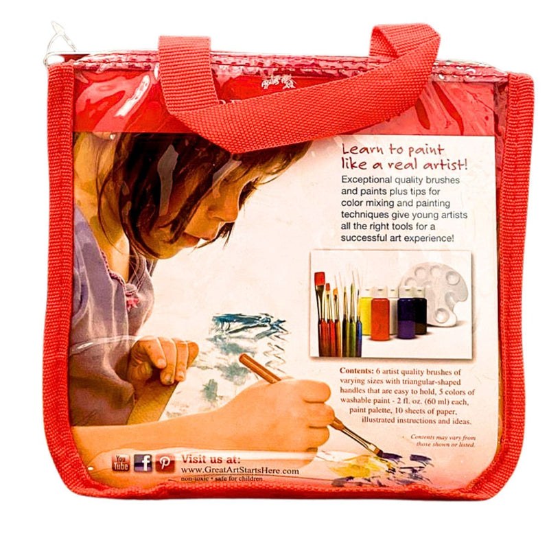 Faber Castel Young Artist Learn to Paint Set packaging and contents  image 4