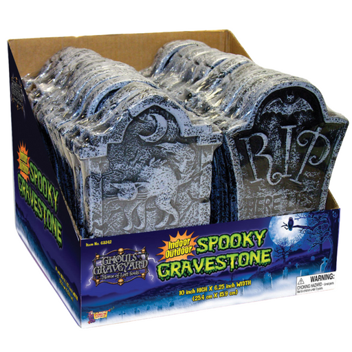 Spooky Gravestones (24/Display)